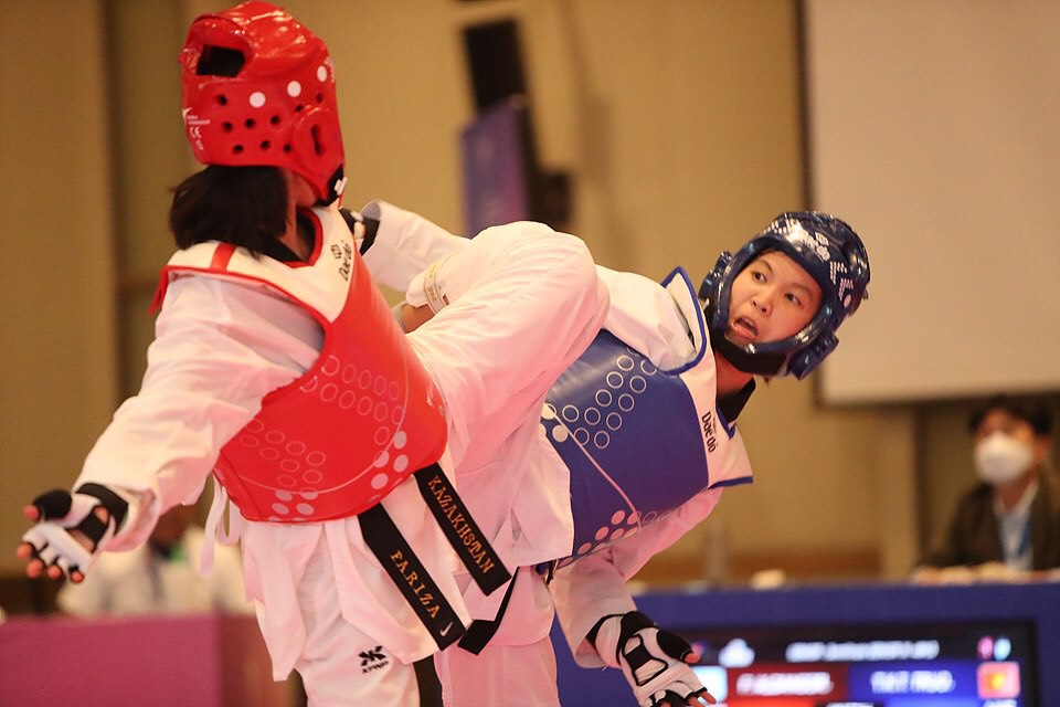 Vận động viên Trương Thị Kim Tuyền giành HCV Giải vô địch Taekwondo địch Châu Á